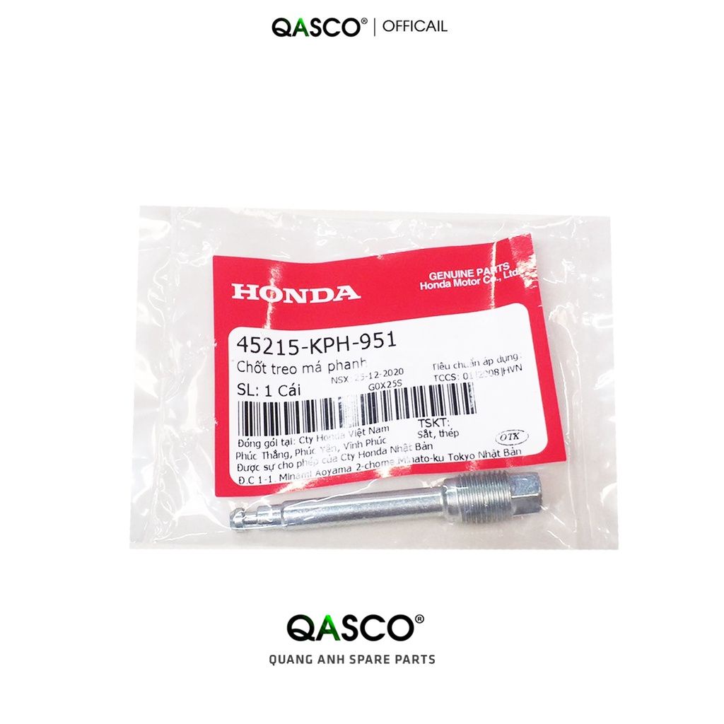 Chốt treo má phanh trước HONDA Winner / Winner X / Future / Wave