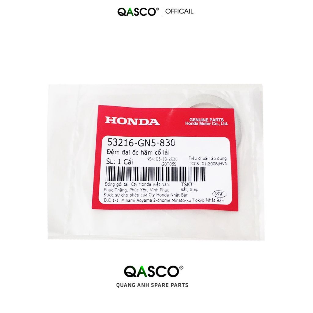 (53216GN5830)Đệm đai ốc cổ lái HONDA nhiều dòng xe (579)