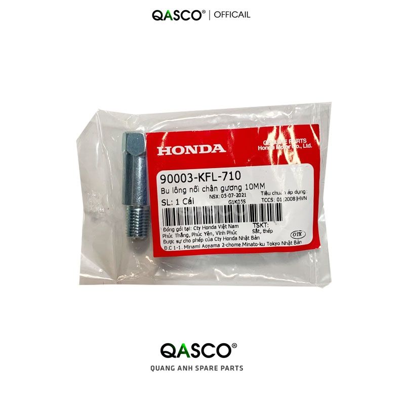 Bu lông nối chân gương 10mm HONDA Air Blade / Future 125 / Fu neo / Fu X / Lead 125 / Clic _(90003KF