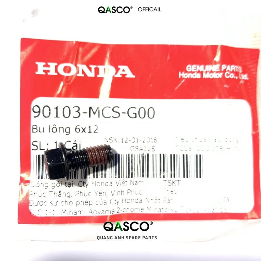 Bu lông HONDA Winner / Winner X 6x12