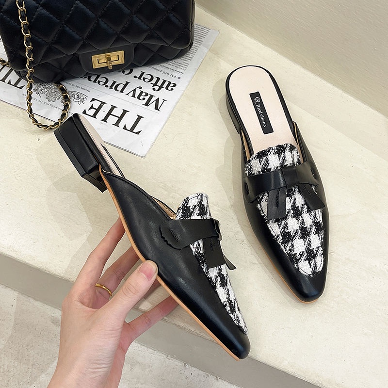 Giày Mũi Nhọn Hở Ngón Thời Trang Nữ Tính