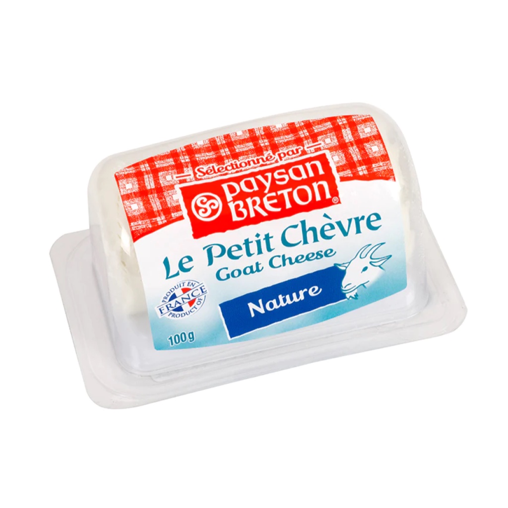 (Ship2h) Phô Mai Dê, Le Petit Chevre, Goat Cheese, Nature (100g) - PAYSAN BRETON