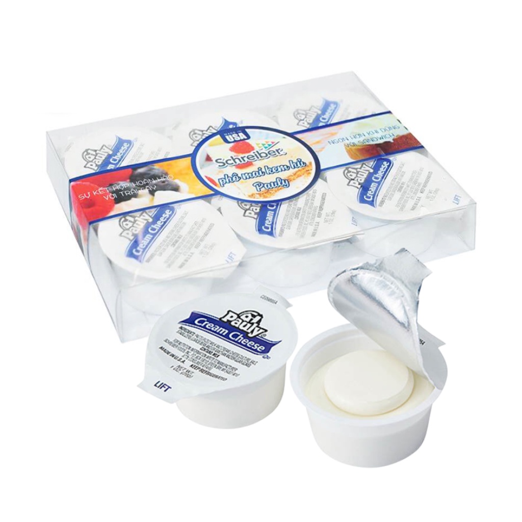 Kem Phô Mai, Cream Cheese, 6 Hũ, 6 oz  - PAULY