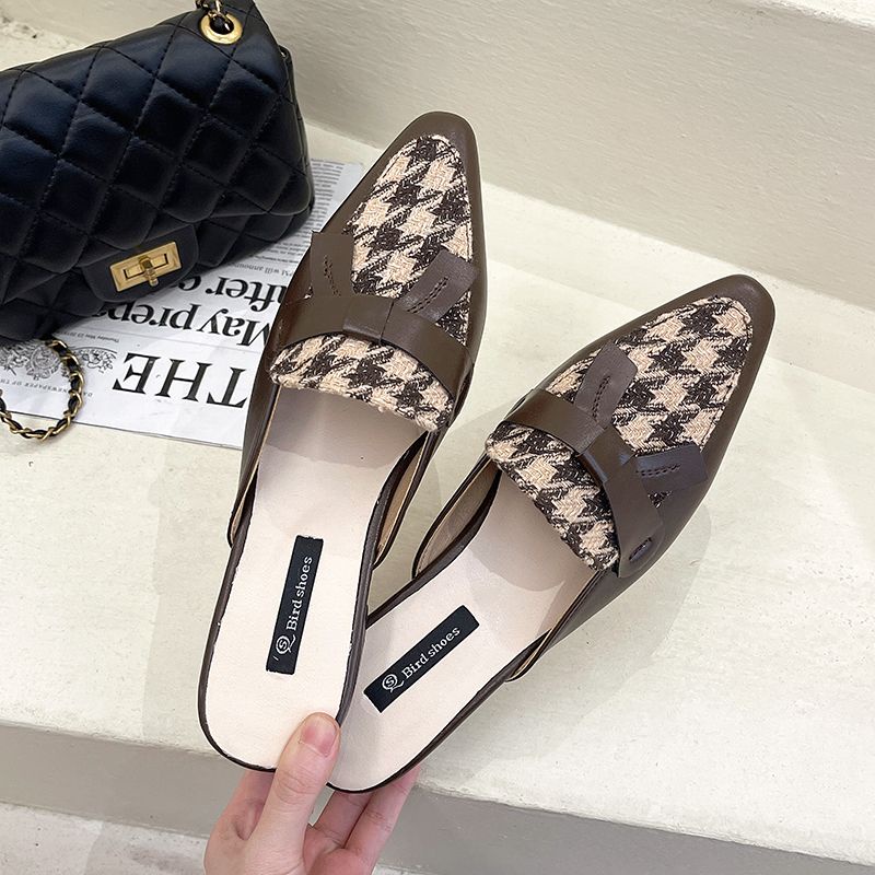 Giày Mũi Nhọn Hở Ngón Thời Trang Nữ Tính