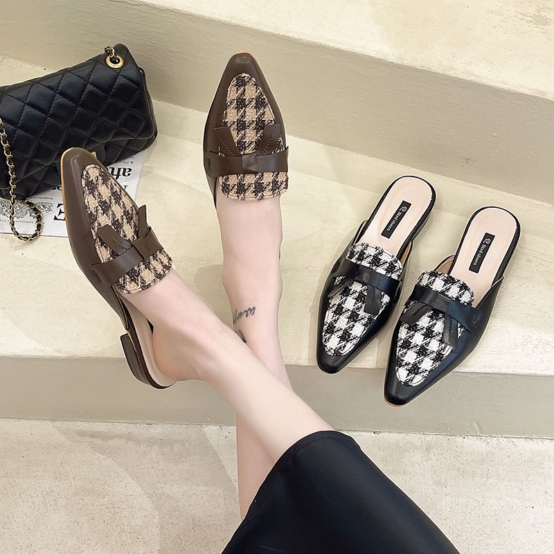 Giày Mũi Nhọn Hở Ngón Thời Trang Nữ Tính