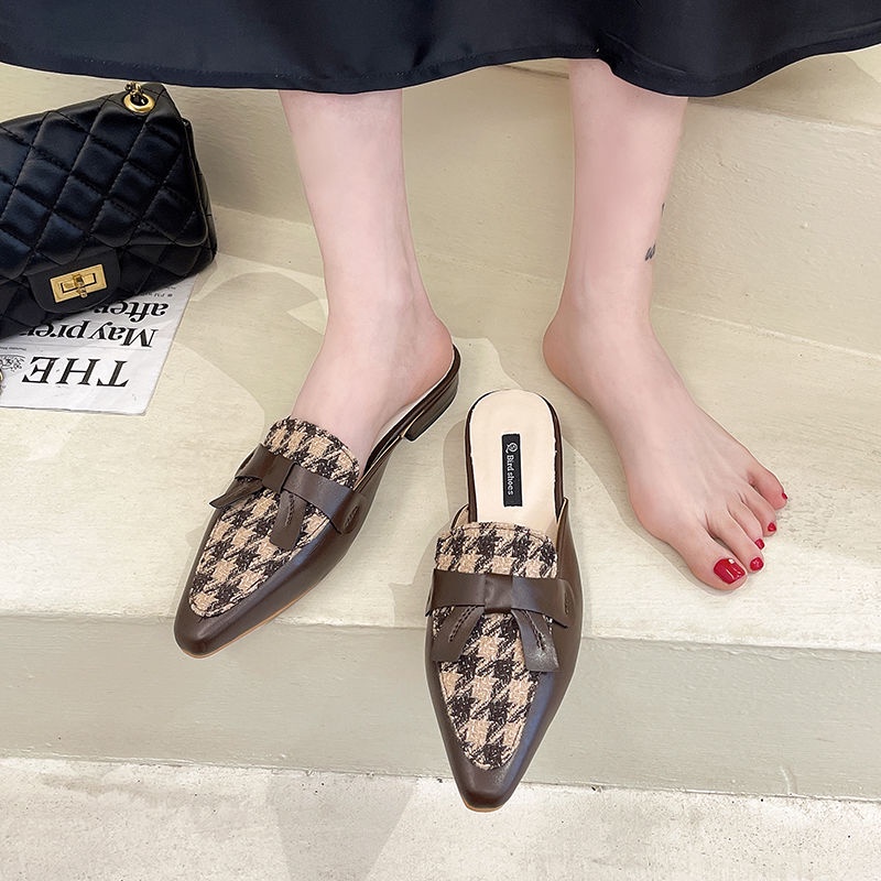 Giày Mũi Nhọn Hở Ngón Thời Trang Nữ Tính