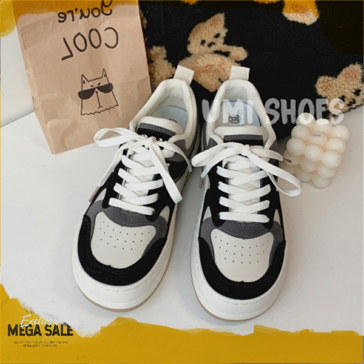 𝗧𝗵𝗲 𝗠𝗮𝗻 𝗟𝘂𝘅𝘂𝗿𝘆 ✔️ Giày Thể Thao Nữ Đế Bằng Bánh Mì Basic mã LULU vải canvas bata mới hot