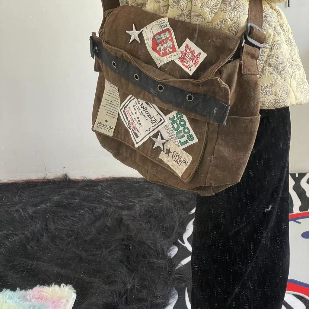 Túi Đeo Chéo Phong Cách vintage Mỹ Mùa Thu Mới Cho Nữ