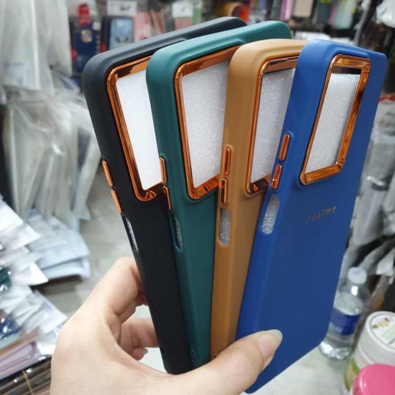 Ốp lưng Oppo Realme C55 4G dẻo màu có xi viền camera