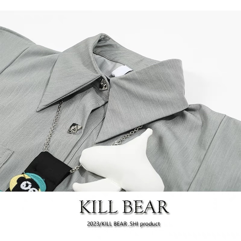 Áo sơ mi style 2023 Kill Bear