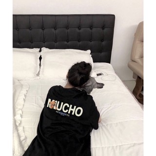 OMG - Áo thun unisex form rộng AT355 Miucho basic tee tay lỡ dành cho nam nữ in basic
