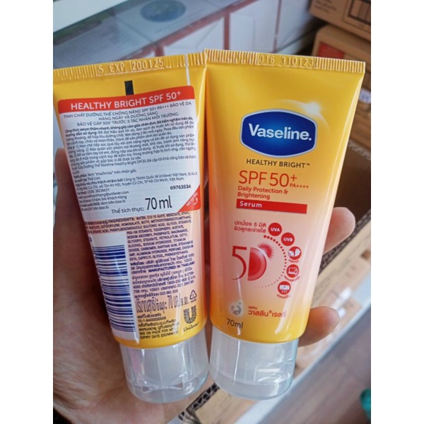 Tinh Chất Dưỡng Thể Chống Nắng Bảo Vệ Da VASELINE 70ml