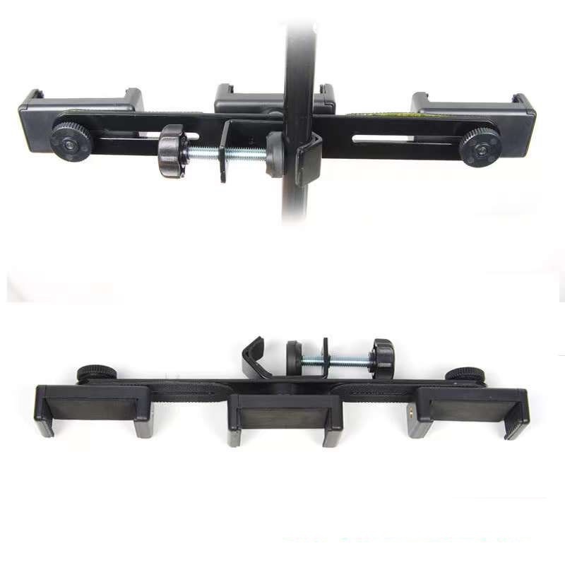 Giá đỡ 3 điện thoại lắp chân tripod - Rabbi VN