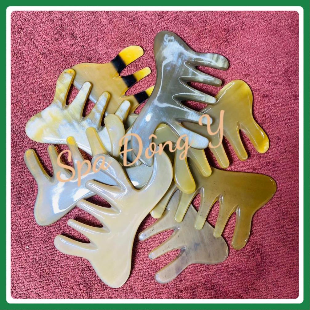 Lược sừng trâu đa năng massage mặt, vai, gáy