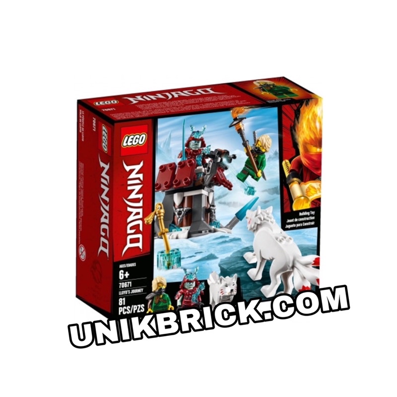 [CÓ HÀNG] Lego UNIK BRICK Ninjago 70671 Lloyd's Journey chính hãng (như hình)