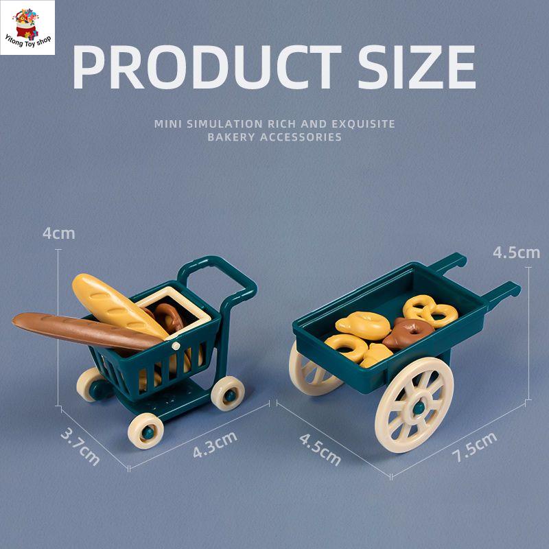 ✨Hàng sẵn&COD✨Koala Nhật Ký Chính Hãng Mô Phỏng Siêu Thị Mini Nhà Chơi Đồ Chơi Xe Đẩy Xe Đẩy Mô Hình Làm Bánh Trang Trí