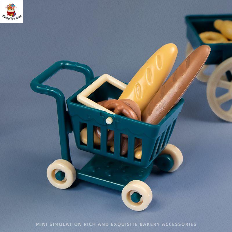 ✨Hàng sẵn&COD✨Koala Nhật Ký Chính Hãng Mô Phỏng Siêu Thị Mini Nhà Chơi Đồ Chơi Xe Đẩy Xe Đẩy Mô Hình Làm Bánh Trang Trí