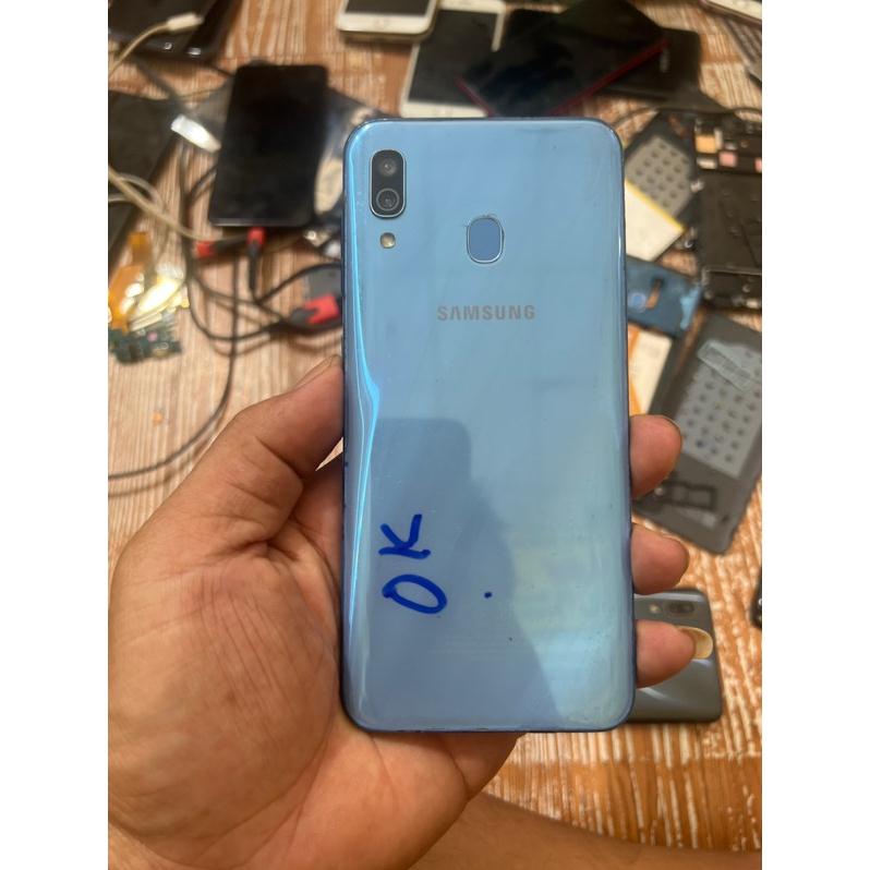 Xác điện thoại Samsung A30 hư màn hình,mã A305,bao main rin full chức năng. BH 24 tháng 1 đổi 1