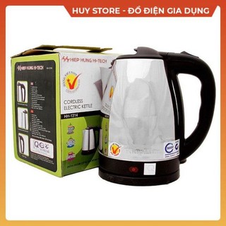 Ấm siêu tốc Hiệp Hưng chính hãng , Bình Đun Nước inox Siêu Nhanh giữ nhiệt lâu tiện lợi an toàn tiết kiệm điện Huy Store