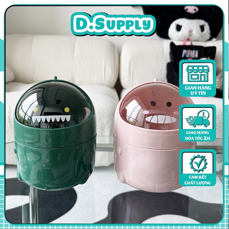 Thùng Rác Mini Chú Mèo Ngộ Nghĩnh I Thùng Rác Để Bàn Trang Trí I Sọt Đựng Rác Để Bàn I Thùng Rác Bàn