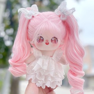 Mới bông quần áo búp bê 20cm phong cách công chúa bướm áo cưới trắng công chúa dễ thương quần áo búp bê búp bê bé gái