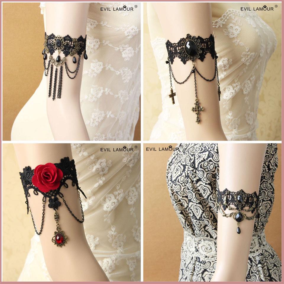 Băng Đeo Cánh Tay Dạng Chuỗi Tua Rua Phong Cách lolita