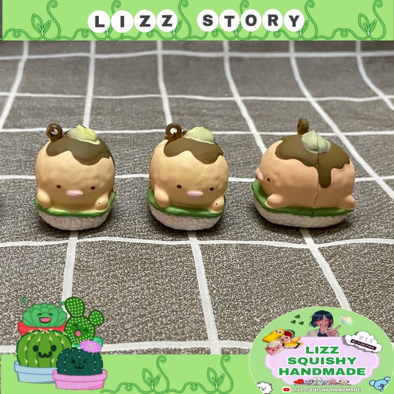 Squishy mini sushi sumiko (chất cứng)