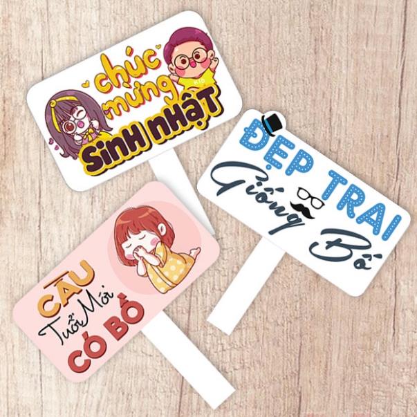 [Sale 90%] [MS 01-60] Bảng hashtag sinh nhật