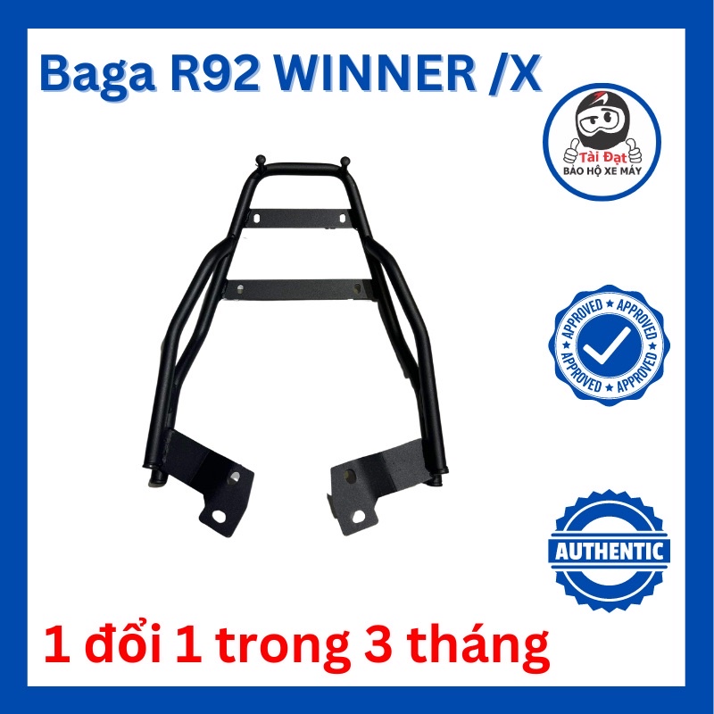 Baga R92 I5 plus - Bảo hành 1 năm, đổi mới 3 tháng cho xe WINNER/WINNER X | Bảo hộ xe máy Tài Đạt