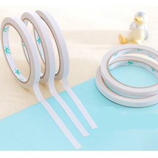 Cuộn băng keo 2 mặt siêu dính 12mm cho văn phòng, đồ thủ công