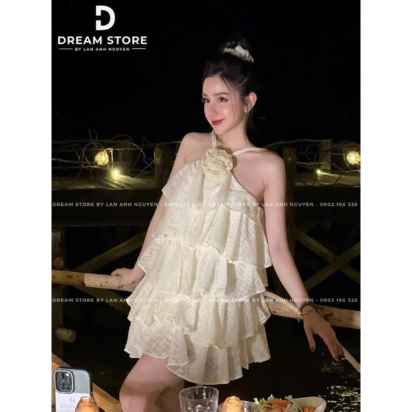 Váy yếm 2 dây 5 tầng siêu iuuuu