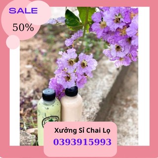 100 chai nhựa đựng trà sữa vuông- tròn 330ml ,100ml.120ml. có test kiểm định chất lượng