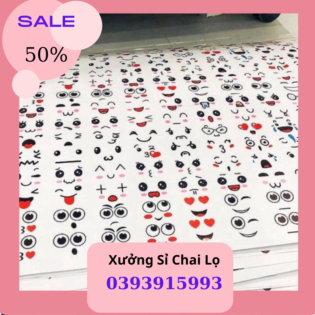 100 Hình Dán Biểu Cảm Khuôn Mặt siêu Cute