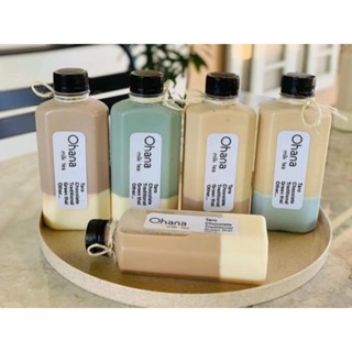 100 Chai Nhựa Dẹt Vuông 330ml Đựng Trà Sữa - Chai Nhựa Trà Sữa