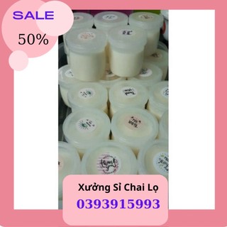 100 hũ đựng sữa chua 160ml tặng kèm tem thank you ❤