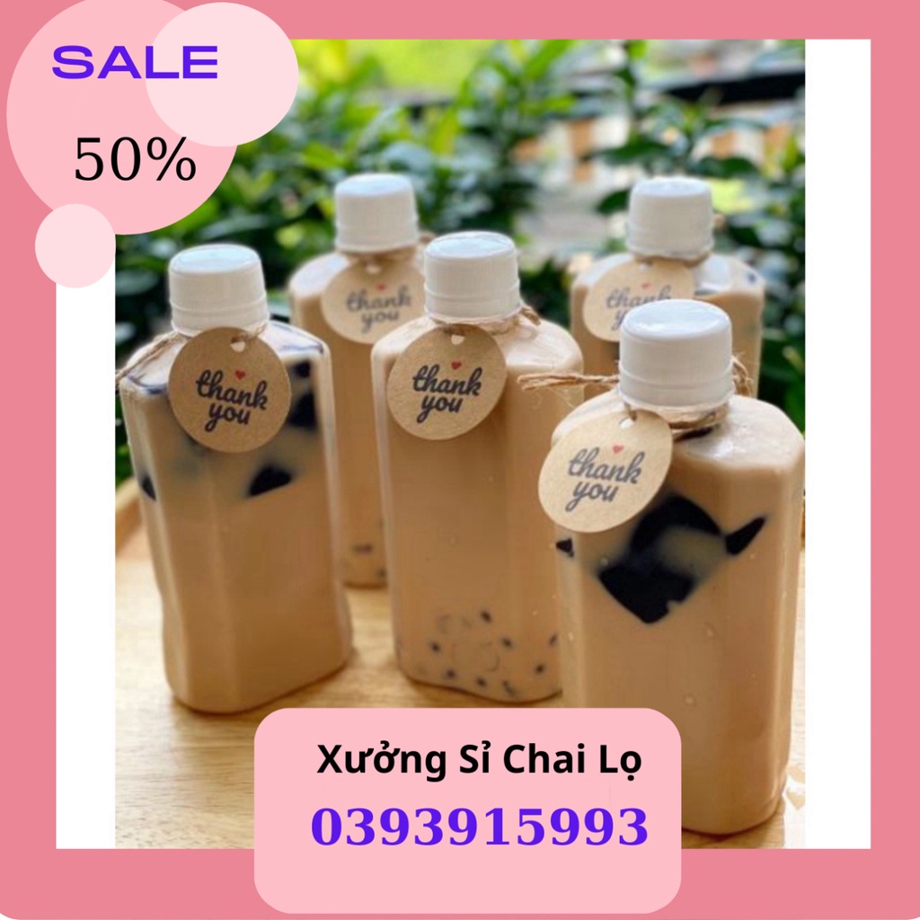 100 Tem Tag Giấy Kraft Treo THANK YOU Kèm 15 Mét Dây Thừng Gai