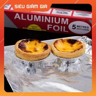 CUỘN GIẤY BẠC NƯỚNG ĐỒ ĂN ALUMINIUM (size 30cm x 3m)  -Lemarsx