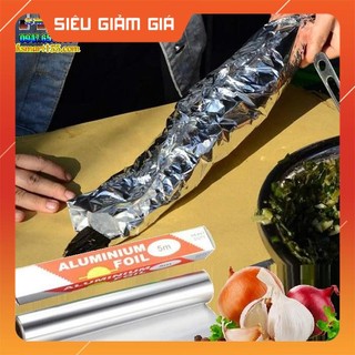 CUỘN GIẤY BẠC NƯỚNG ĐỒ ĂN ALUMINIUM (size 30cm x 3m)  -Lemarsx