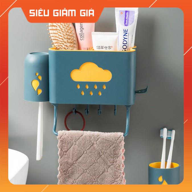 Kệ Đựng Đũa Thìa Nhà Bếp Treo Tường Hình Đám Mây, Ống Đựng Đũa Thìa, Hộp Đựng Đũa Treo Tường  -Lemarsx