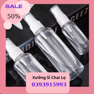 Lọ chiết mỹ phẩm, chai xịt phun sương, lọ chiết dung dịch rửa tay dung tích 30ml- 50ml - 100ml