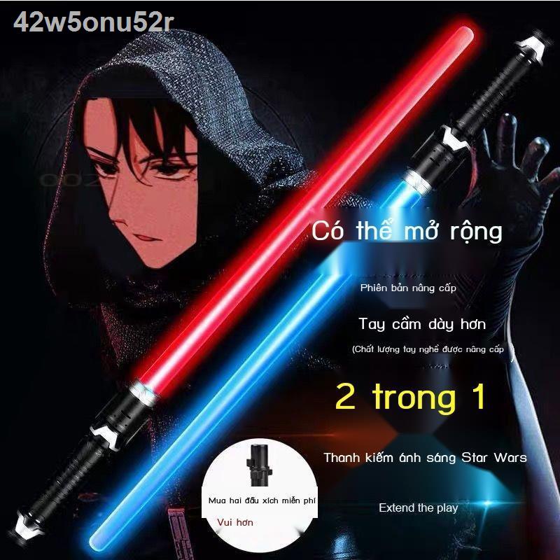 ✖►♤●♣♨Kiếm ánh sáng , Đồ chơi kiếm nhựa Katana - Đồ chơi kiếm katana nhựa có đèn và âm thanh có tặng kèm pin ( ẢNH TỰ CH