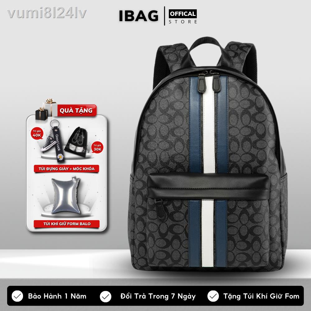 (Mới về)✉Balo da thời trang nam nữ lv PU cao cấp chống nước cặp đi học chơi ulzzang đựng laptop 15.6 inh - 𝑰𝑩𝑨𝑮