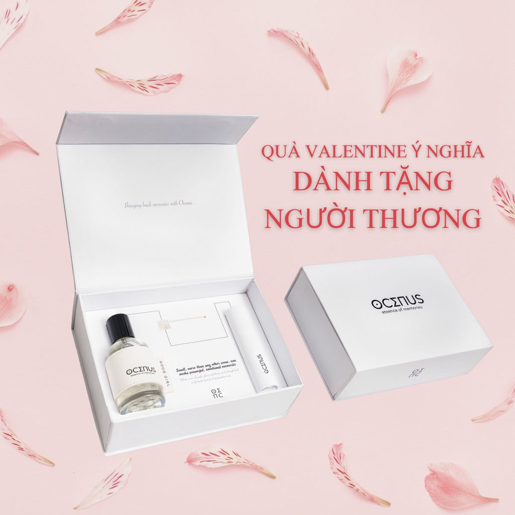 [Mã FMCGNE92 giảm 8% đơn 250K] Bộ quà tặng Valentine Nước hoa nữ cao cấp Ocenus ngọt ngào, quyến rũ, lưu hương lâu