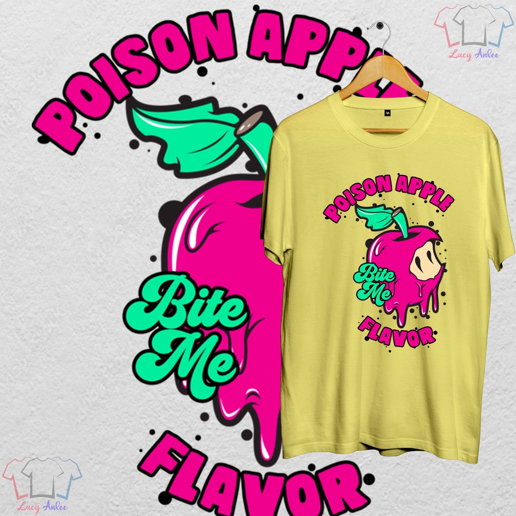 Áo thun hình quả Táo có độc - Poison Apple TShirt NAU10