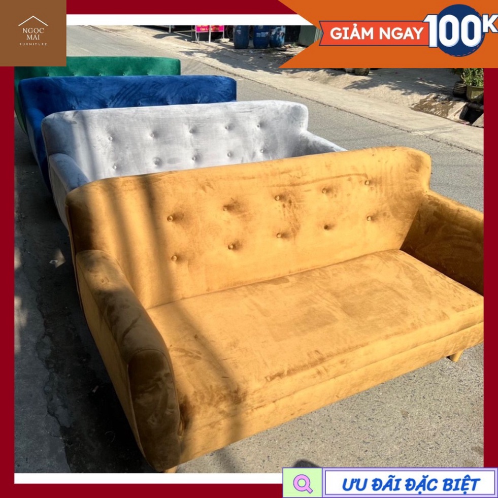 Ghế Sofa Nhung Phòng Khách CHÍNH HÃNG - BẢO HÀNH 12 THÁNG THƯƠNG HIỆU NGỌC MAI FURNITURE