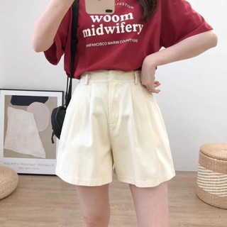 Quần đùi nữ thể thao lưng thun, đùi ống rộng chất mát, quần đùi đôi với bạn thân QU3