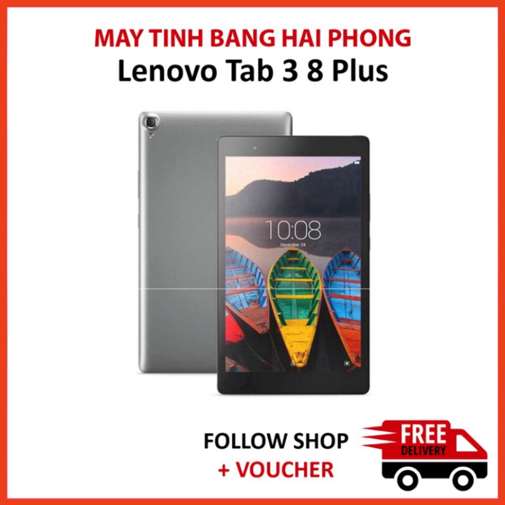 Máy tính bảng Lenovo Tab3 8 Plus, chiến game mượt hỗ trợ 4G + Wifi - ngày hội siêu sale