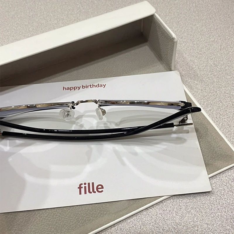 Gọng Kính Đeo Mắt Hàng Ngày! Bút Kẻ Lông Mày Màu Sắc retro Siêu Nhẹ Có Thể Tẩy Rửa