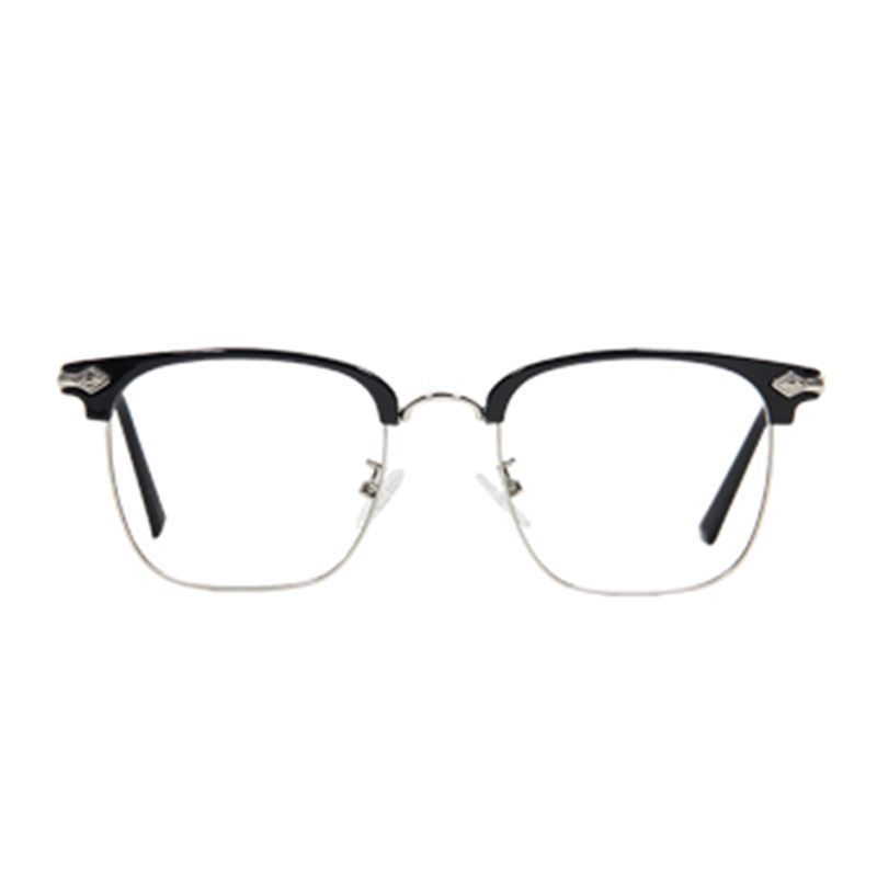 Mắt Kính Nửa Gọng Tròn Chống Ánh Sáng Xanh Thời Trang Cho Nam Và Nữ