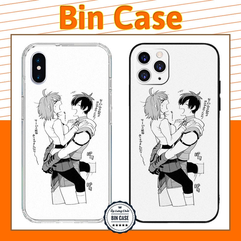 🔥Ốp Silicon Chống Sốc Anime Cặp Đôi Vui Vẻ Cười Đùa iphone 14 13 12 11 Pro Max 6 7 8 Plus X Xr Xs Max TRUYENTRANH186